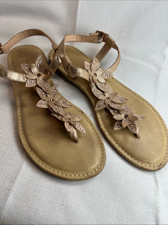 Michael by Michael Shannon￼ Shoes - MICHAEL by Michael Shannon. Bronze floral sandal.